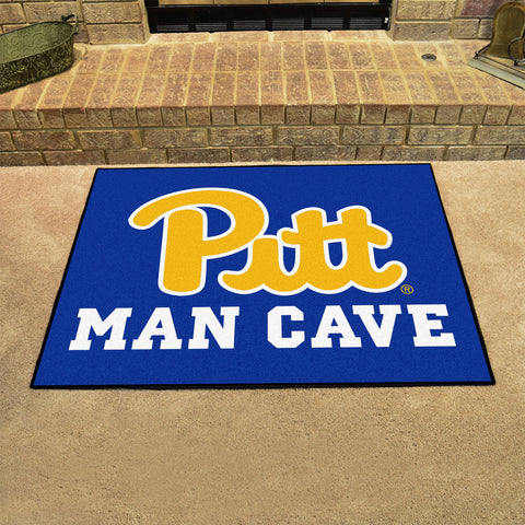 Pitt Panthers Man Cave All-Star Rug - 34 in. x 42.5 in.