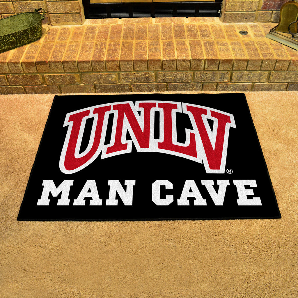 UNLV Rebels Man Cave All-Star Rug - 34 in. x 42.5 in.
