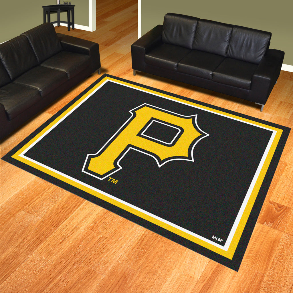 Pittsburgh Pirates 8ft. x 10 ft. Plush Area Rug