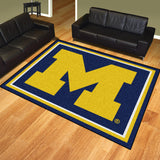 Michigan Wolverines 8ft. x 10 ft. Plush Area Rug