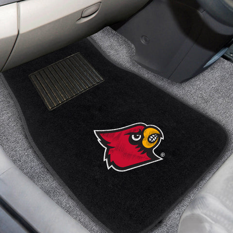 Louisville Cardinals Embroidered Car Mat Set - 2 Pieces