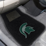 Michigan State Spartans Embroidered Car Mat Set - 2 Pieces