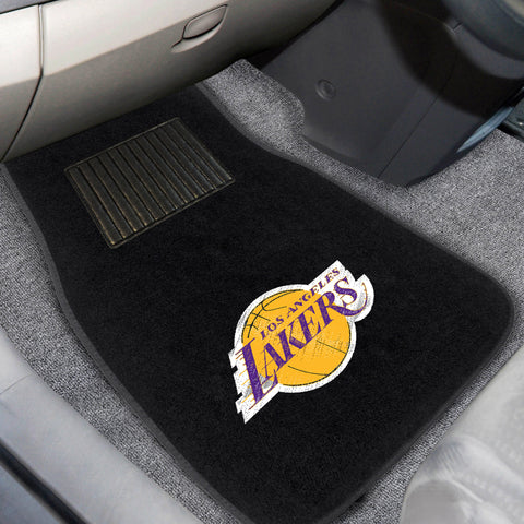 Los Angeles Lakers Embroidered Car Mat Set - 2 Pieces