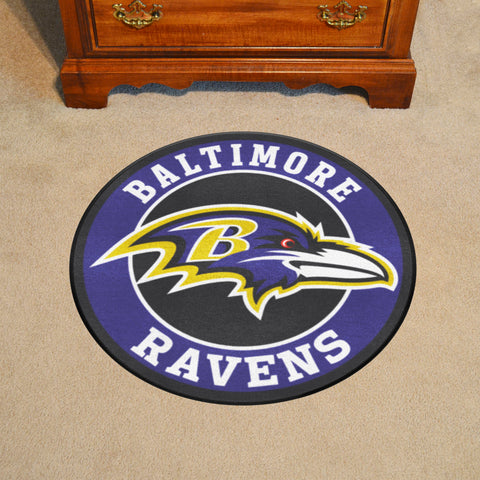 Baltimore Ravens Roundel Rug - 27in. Diameter