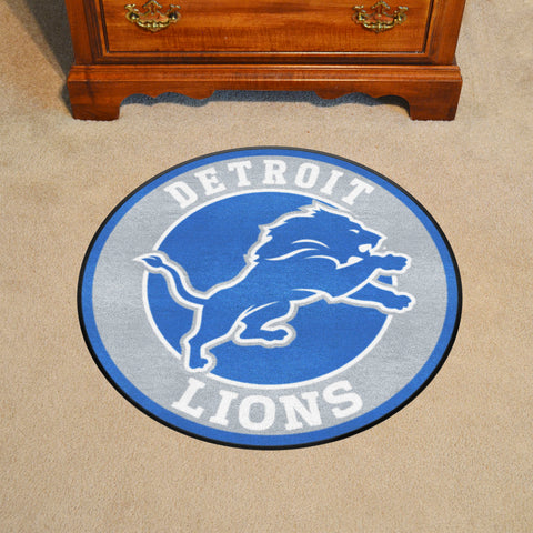 Detroit Lions Roundel Rug - 27in. Diameter