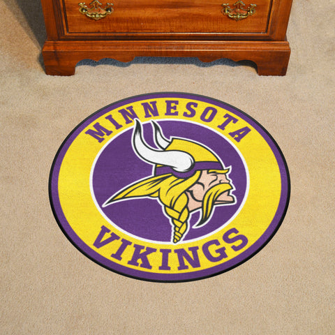 Minnesota Vikings Roundel Rug - 27in. Diameter