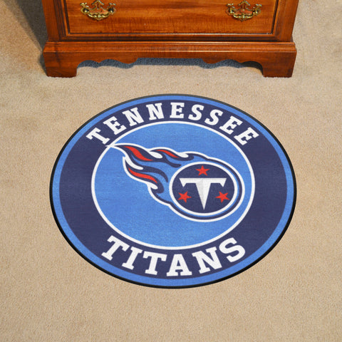 Tennessee Titans Roundel Rug - 27in. Diameter