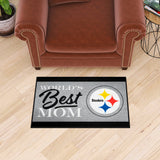 Pittsburgh Steelers World's Best Mom Starter Mat Accent Rug - 19in. x 30in.
