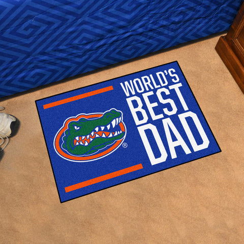 Florida Gators Starter Mat Accent Rug - 19in. x 30in. World's Best Dad Starter Mat