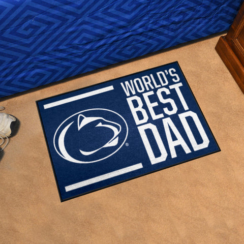 Penn State Nittany Lions Starter Mat Accent Rug - 19in. x 30in. World's Best Dad Starter Mat