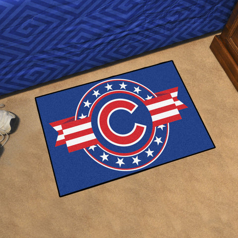 Chicago Cubs Starter Mat Accent Rug - 19in. x 30in. Patriotic Starter Mat