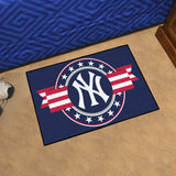 New York Yankees Starter Mat Accent Rug - 19in. x 30in. Patriotic Starter Mat