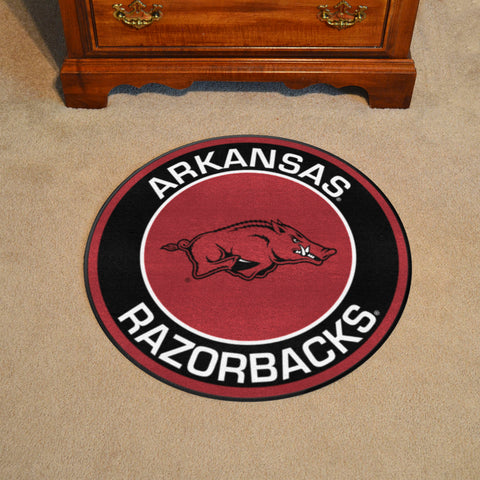 Arkansas Razorbacks Roundel Rug - 27in. Diameter