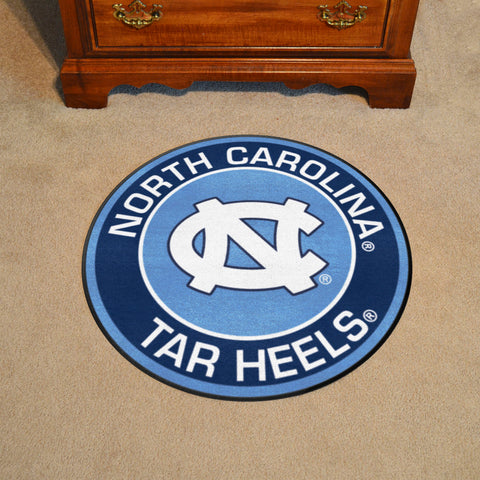 North Carolina Tar Heels Roundel Rug - 27in. Diameter