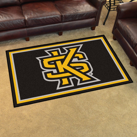 Kennesaw State Owls 4ft. x 6ft. Plush Area Rug