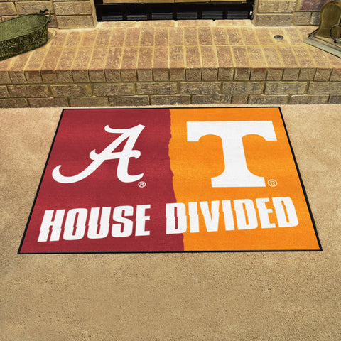 House Divided - Alabama / Tennessee Rug 34 in. x 42.5 in.