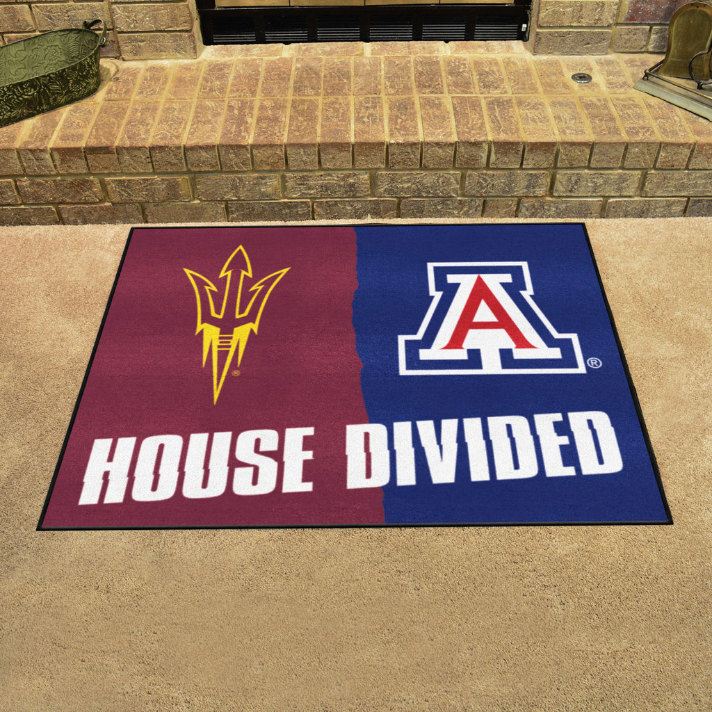 House Divided - Arizona St / Arizona Rug 34 in. x 42.5 in.