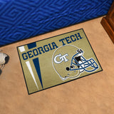 Georgia Tech Yellow Jackets Starter Mat Accent Rug - 19in. x 30in., Unifrom Design