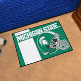 Michigan State Spartans Starter Mat Accent Rug - 19in. x 30in., Unifrom Design