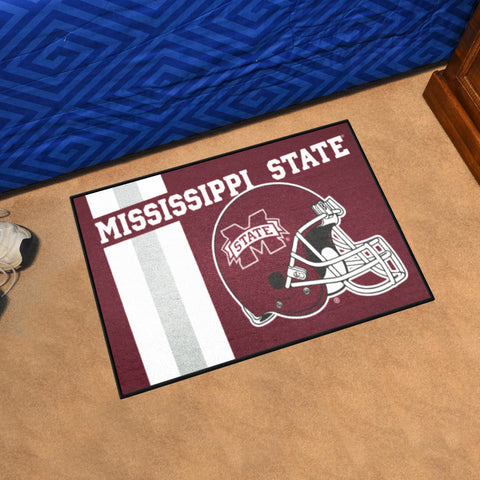 Mississippi State Bulldogs Starter Mat Accent Rug - 19in. x 30in., Unifrom Design