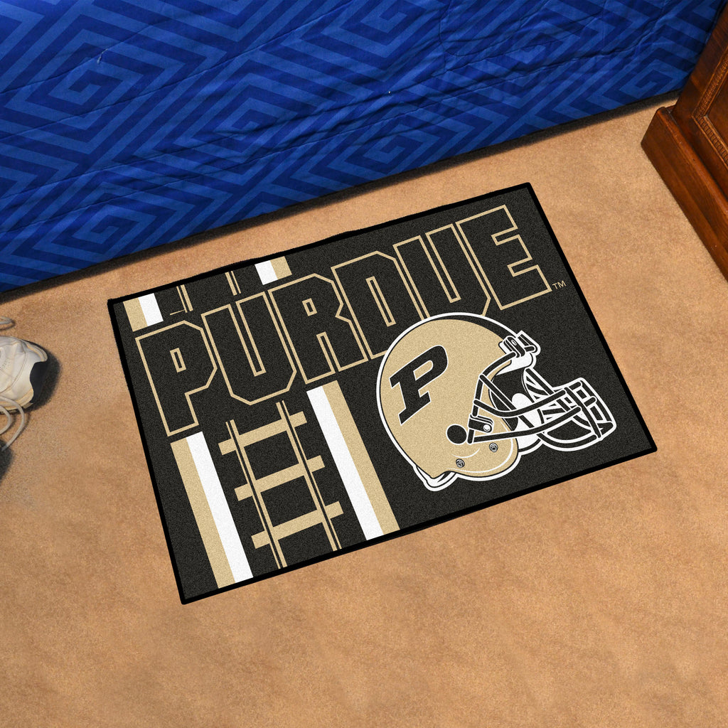 Purdue Boilermakers Starter Mat Accent Rug - 19in. x 30in., Unifrom Design