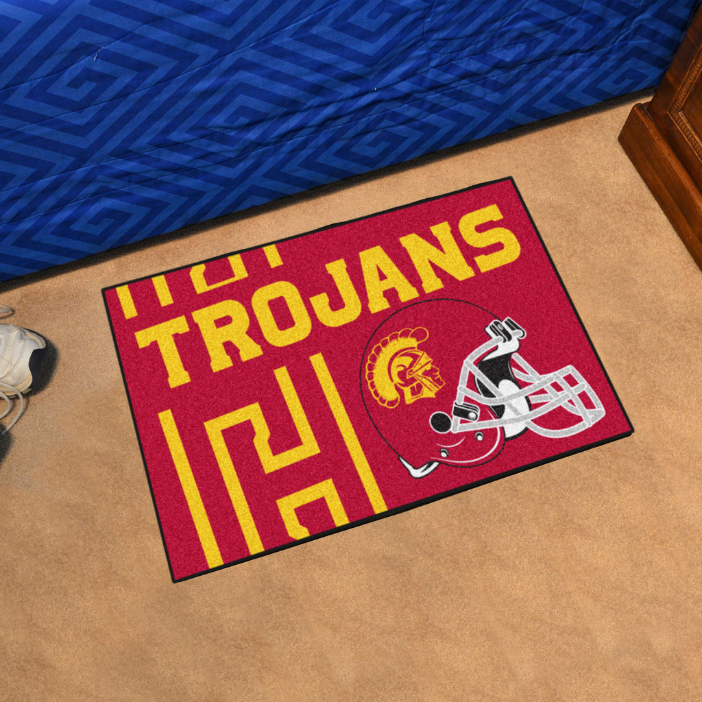 Southern California Trojans Starter Mat Accent Rug - 19in. x 30in., Unifrom Design