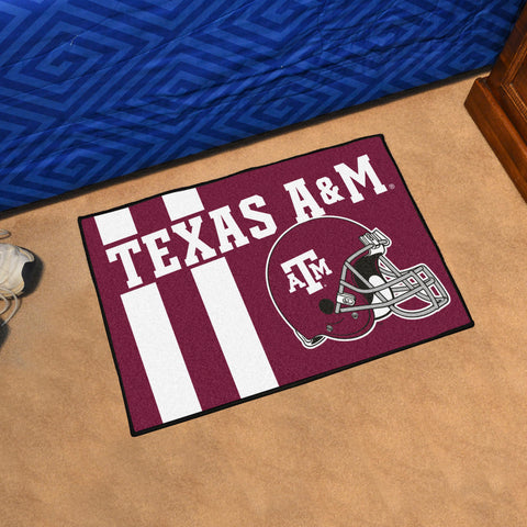 Texas A&M Aggies Starter Mat Accent Rug - 19in. x 30in., Unifrom Design