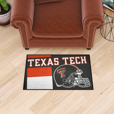 Texas Tech Red Raiders Starter Mat Accent Rug - 19in. x 30in., Unifrom Design