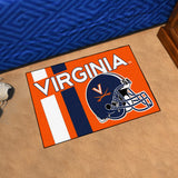 Virginia Cavaliers Starter Mat Accent Rug - 19in. x 30in., Unifrom Design