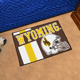 Wyoming Cowboys Starter Mat Accent Rug - 19in. x 30in., Unifrom Design