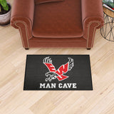 Eastern Washington Eagles Man Cave Starter Mat Accent Rug - 19in. x 30in., Black