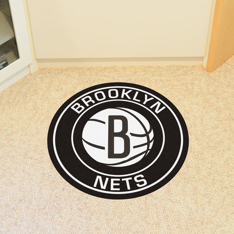 Brooklyn Nets Roundel Rug - 27in. Diameter