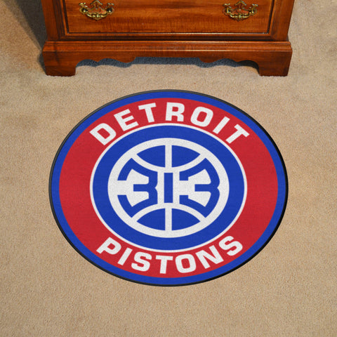 Detroit Pistons Pistons Roundel Rug - 27in. Diameter