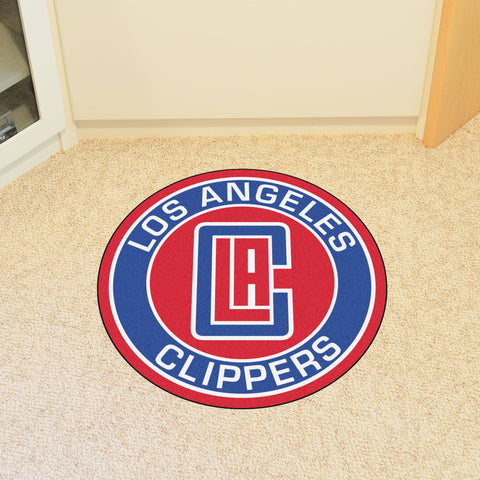 Los Angeles Clippers Roundel Rug - 27in. Diameter