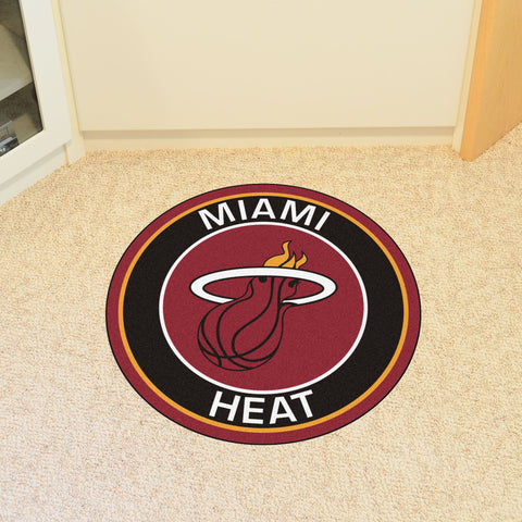 Miami Heat Roundel Rug - 27in. Diameter