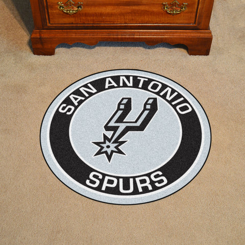 San Antonio Spurs Roundel Rug - 27in. Diameter
