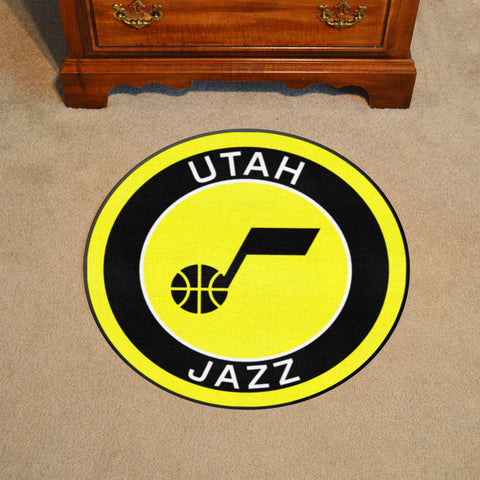 Utah Jazz Roundel Rug - 27in. Diameter