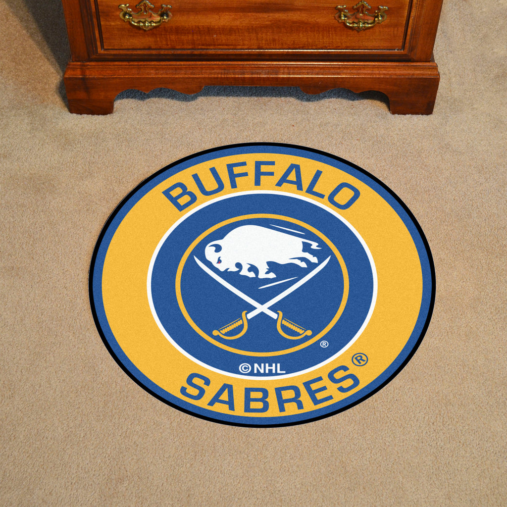 Buffalo Sabres Roundel Rug - 27in. Diameter