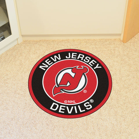 New Jersey Devils Roundel Rug - 27in. Diameter