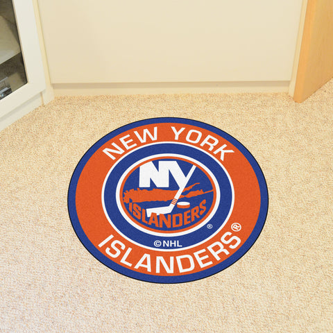 New York Islanders Roundel Rug - 27in. Diameter