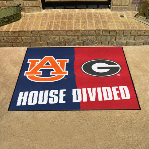 House Divided - Auburn / Georgia Rug 34 in. x 42.5 in.