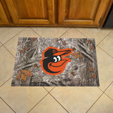 Baltimore Orioles Rubber Scraper Door Mat Camo