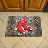 Boston Red Sox Rubber Scraper Door Mat Camo