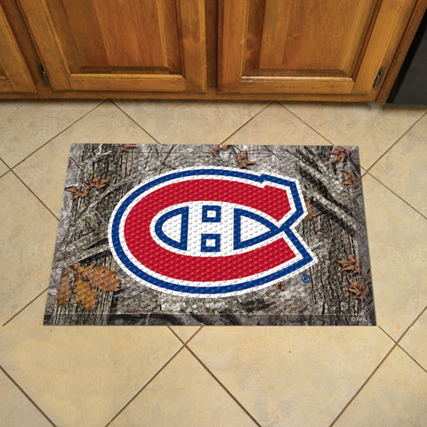 Montreal Canadiens Rubber Scraper Door Mat Camo