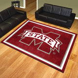 Mississippi State Bulldogs 8ft. x 10 ft. Plush Area Rug