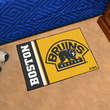 Boston Bruins Starter Mat Accent Rug - 19in. x 30in., Uniform Design