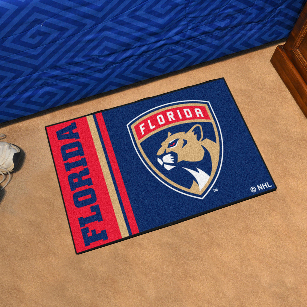 Florida Panthers Starter Mat Accent Rug - 19in. x 30in., Uniform Design