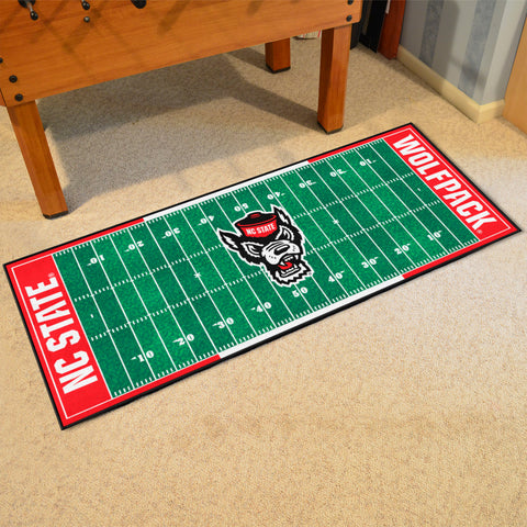 NC State Wolfpack Field Runner Mat - 30in. x 72in., NSC Logo