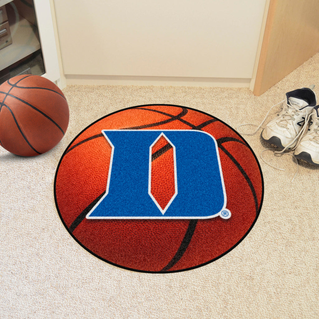 Duke Blue Devils Basketball Rug - 27in. Diameter, D Logo