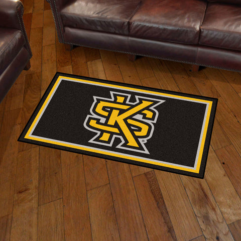 Kennesaw State Owls 3ft. x 5ft. Plush Area Rug